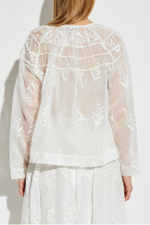 Munthe Tie-front top