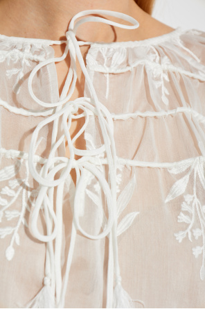 Munthe Tie-front top