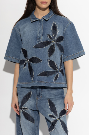 Munthe Jeansowe polo  `Bertrym`