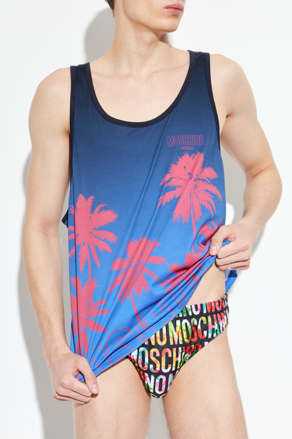 Moschino Beach top with print