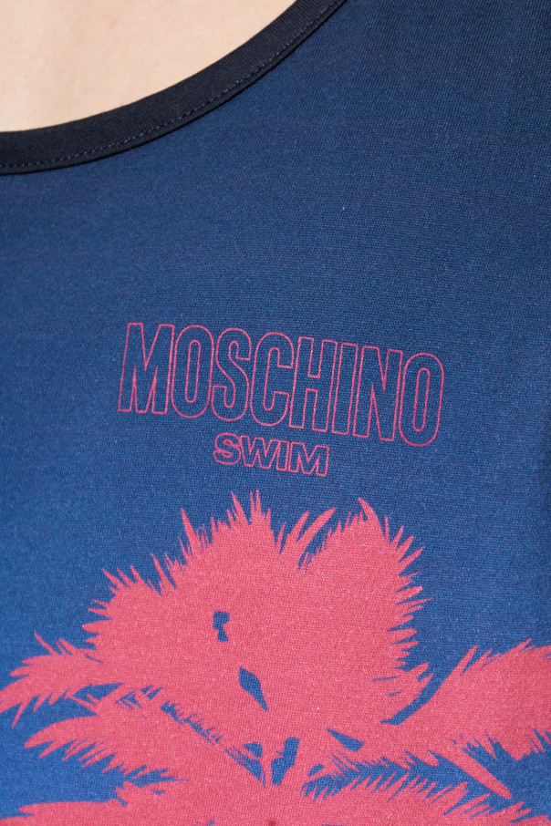 Moschino Beach top with print