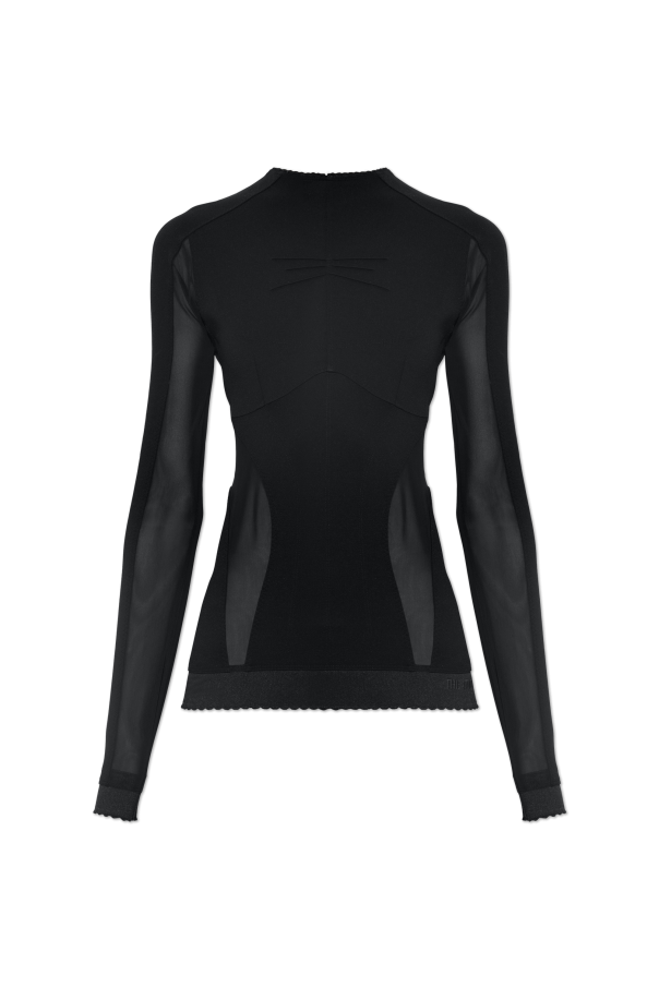 Top with transparent inserts od The Attico