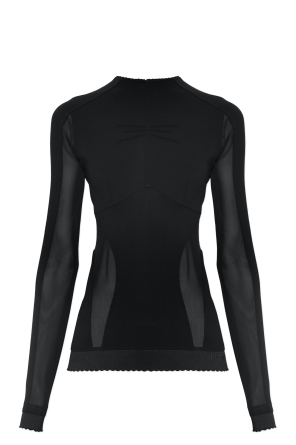 Top with transparent inserts