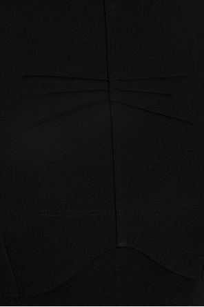 The Attico Top with transparent inserts