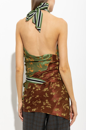 Dries Van Noten Silk top ‘Carfy’