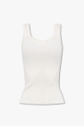 Zimmermann WHITE Ribbed tank top