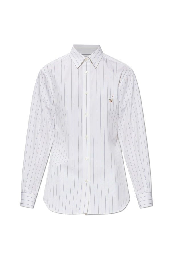 Shirt with a striped pattern od Moschino