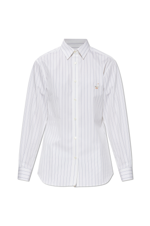 Shirt with a striped pattern