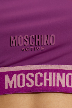 Moschino Kurzer Sport-BH aus der Linie „Active“