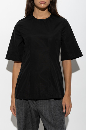 TOTEME Cotton top with round neckline