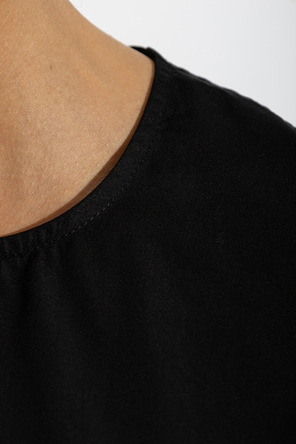 TOTEME Cotton top with round neckline