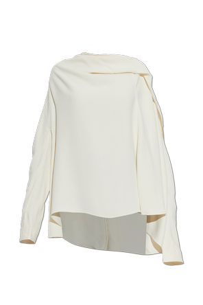Top with Decorative Neckline Tie