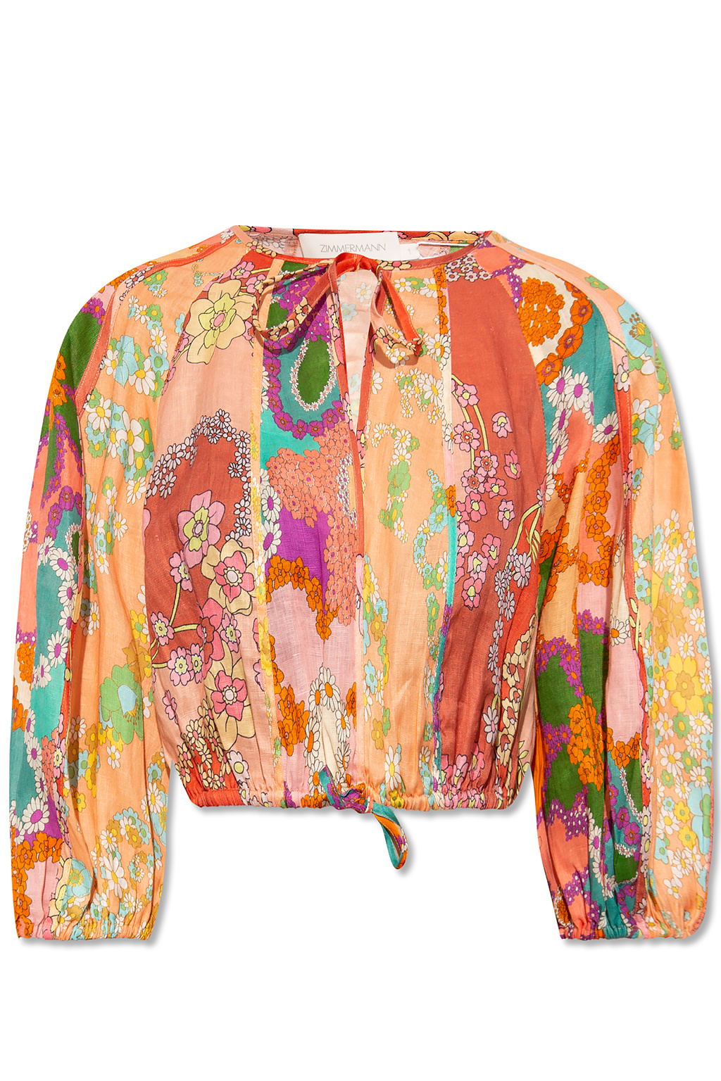 Zimmermann Floral-printed top