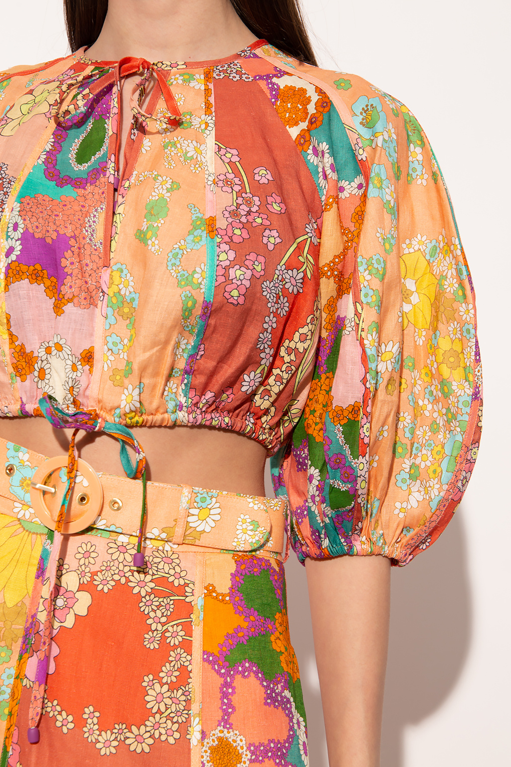 Zimmermann Floral-printed top