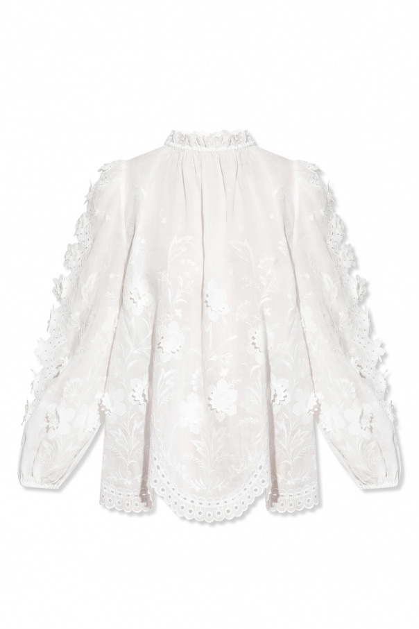 Zimmermann Top with floral motif