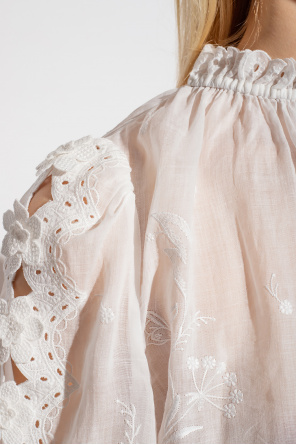 Zimmermann Top with floral motif