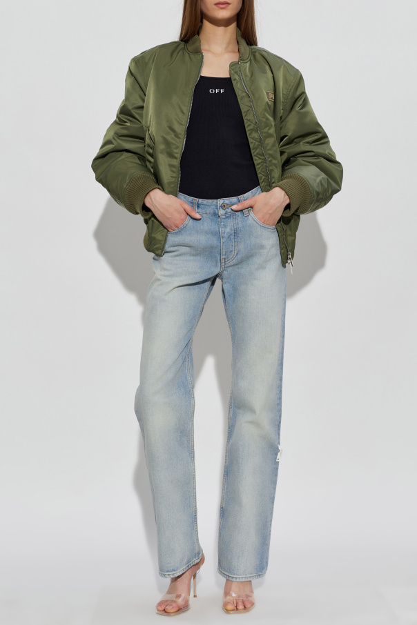 Off-White Top with Z logo