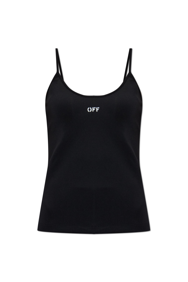 Spaghetti strap top od Off-White