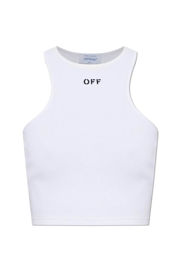 Short top with embroidered logo od Off-White