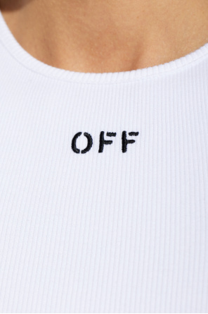 Off-White Short top with embroidered logo