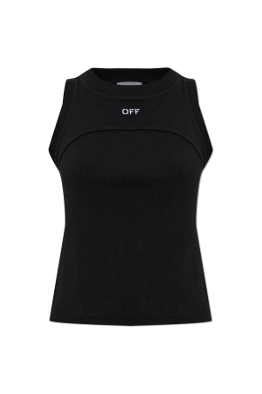 Top con logo bordado