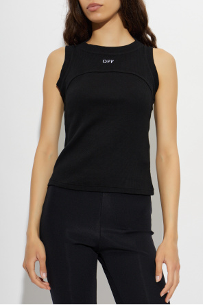Off-White Top with embroidered logo
