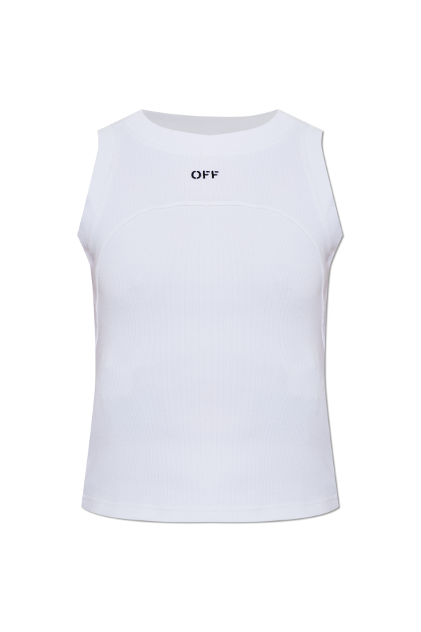 Ribbed sleeveless top od Off-White