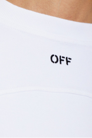 Off-White Ribbed sleeveless top