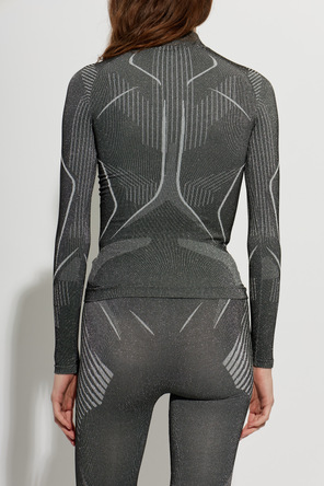 Off-White Top mit Lurexgarn