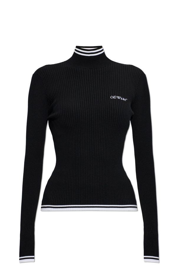 Ribbed turtleneck top od Off-White