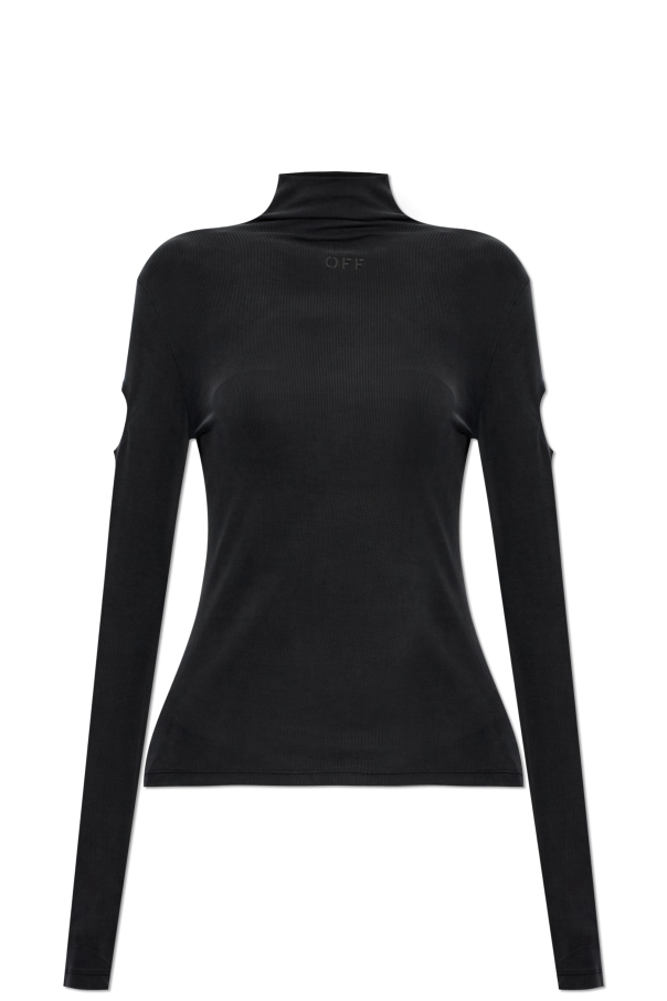 Ribbed top with decorative cut-outs od Off-White