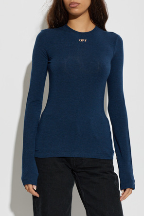 Off-White Top s dlouhými rukávy