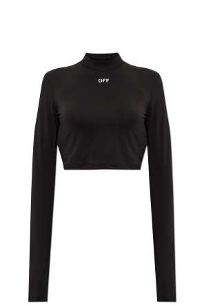 Short top with long sleeves