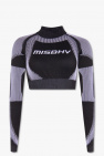 MISBHV BLACK Crop top with long sleeves