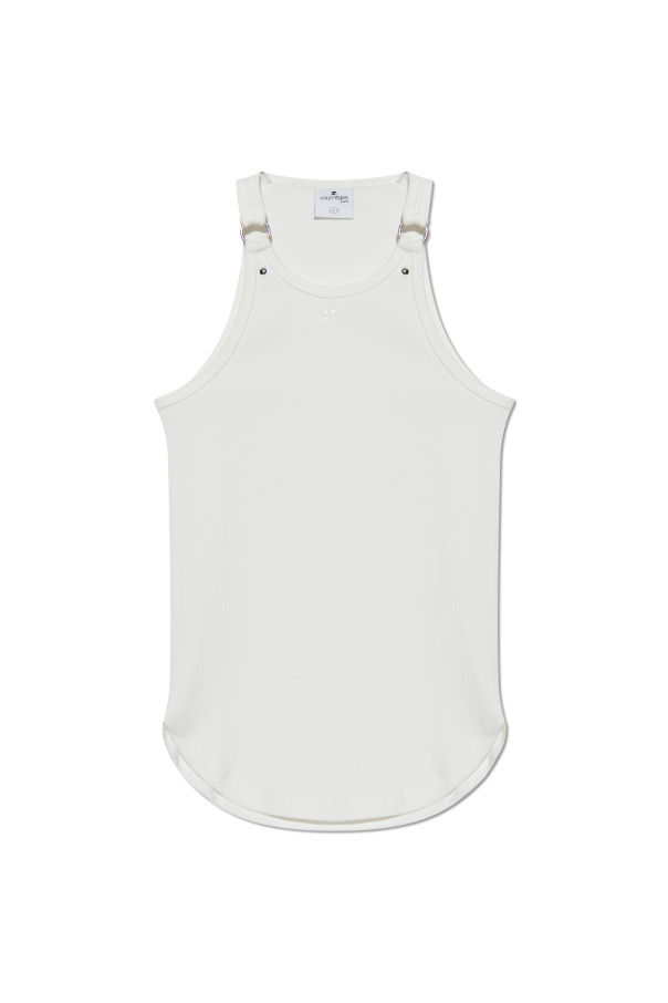 Top with logo od Courrèges