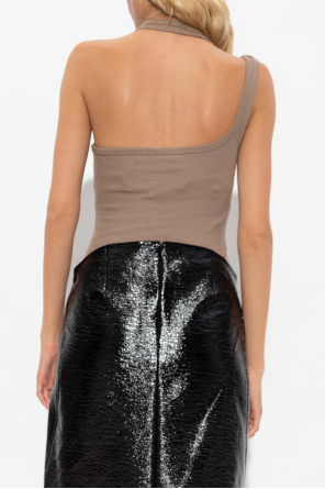 Courrèges Prążkowany top