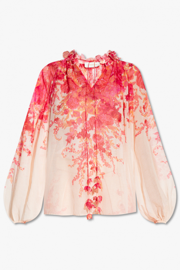 Zimmermann Top with floral motif