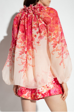 Zimmermann Top with floral motif