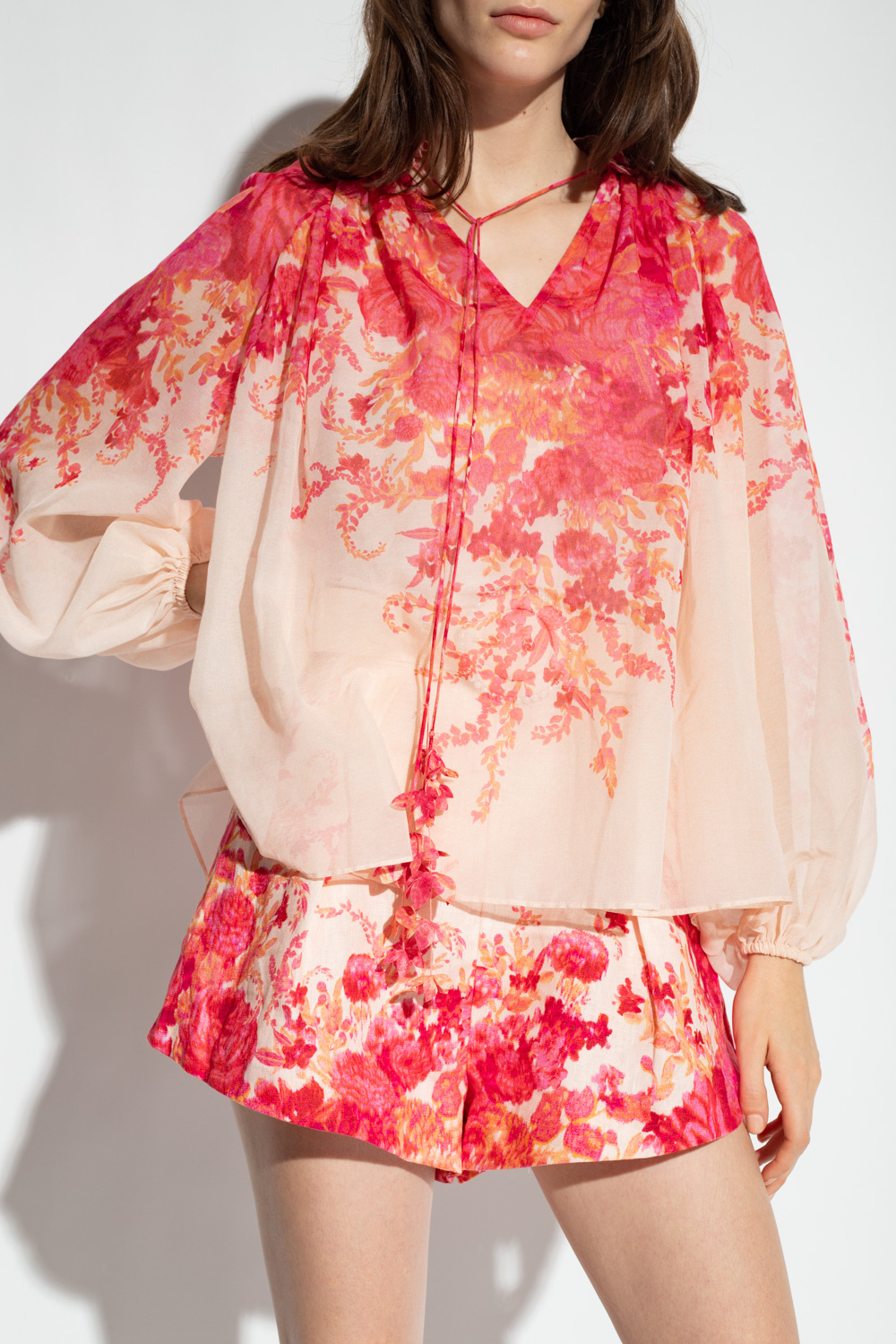 Zimmermann Top with floral motif