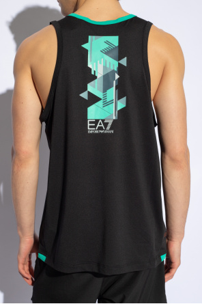 EA7 Emporio Armani T-shirt with shoulder straps
