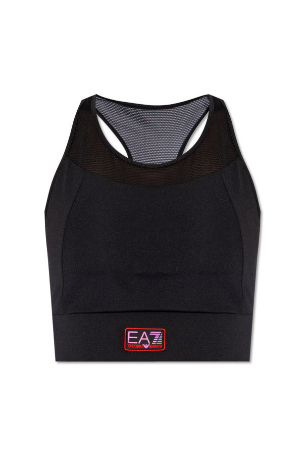 Sports bra with logo od EA7 Emporio Armani