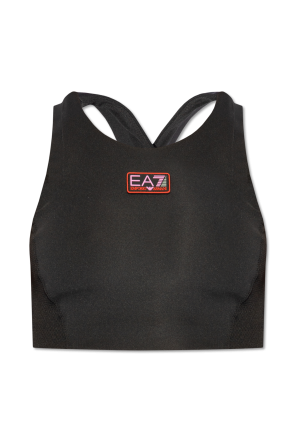 Sports top with logo od EA7 Emporio Armani