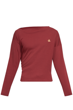 Ribbed logo top