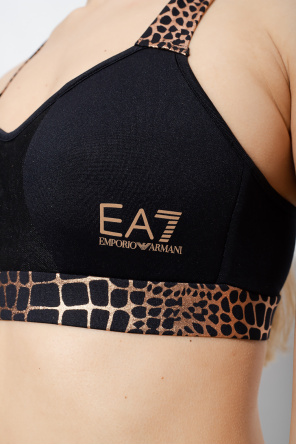 EA7 Emporio Armani Sports bra with logo
