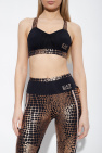 EA7 Emporio Armani BLACK Sports bra with logo