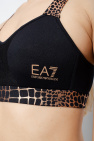 EA7 Emporio Armani BLACK Sports bra with logo