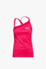 EA7 Emporio Armani PINK ‘Sustainable’ collection tank top