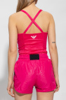 EA7 Emporio Armani PINK ‘Sustainable’ collection tank top