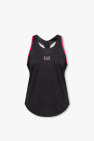 EA7 Emporio Armani BLACK ‘Sustainable’ collection tank top