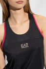 EA7 Emporio Armani BLACK ‘Sustainable’ collection tank top